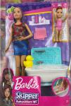 Mattel - Barbie - Skipper Babysitters Inc. - Bathtime Skipper & Toddler Girl - Caucasian - кукла